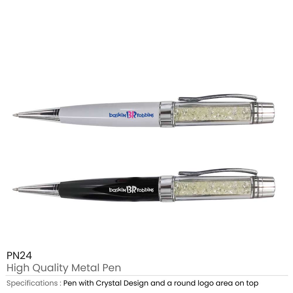 Crystal Metal Pens 3