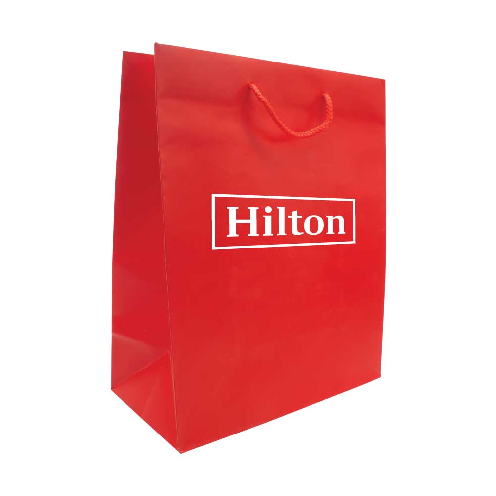 A3 Vertical Red Paper Shopping Bags  3