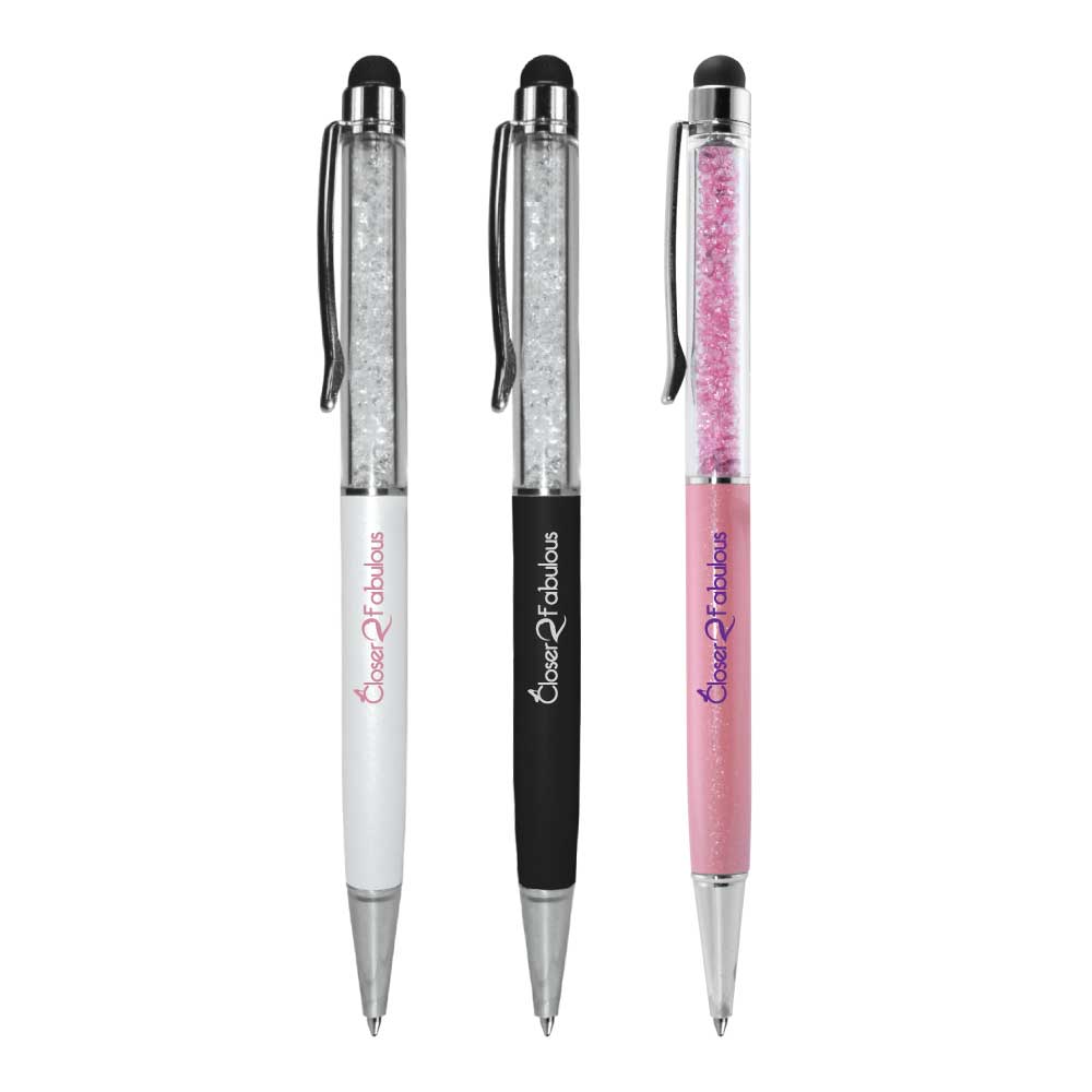 Crystal Pens with Stylus 6