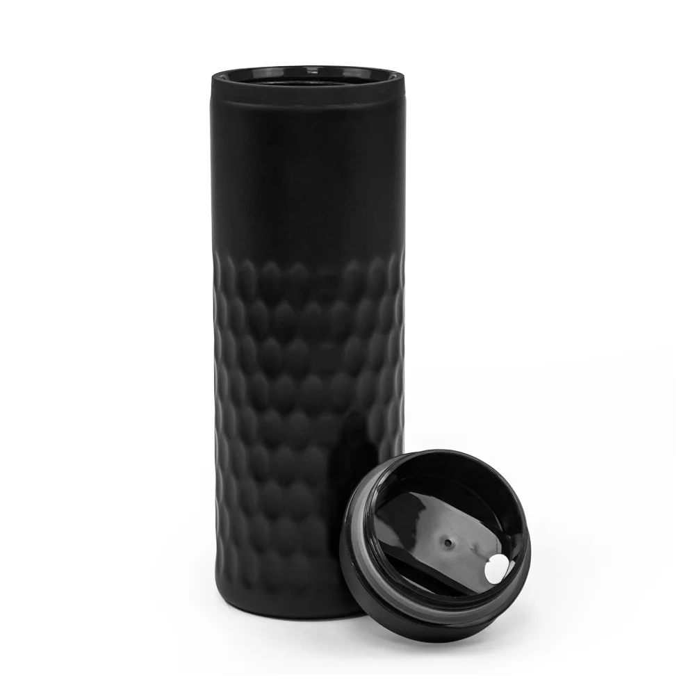 Honeycomb Design SS Bottles, Double Wall with PP Interior 420ml 5