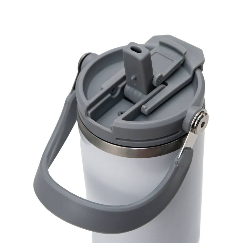 Double Wall Stainless Steel Tumblers with Handle & Straw – 900ml 6