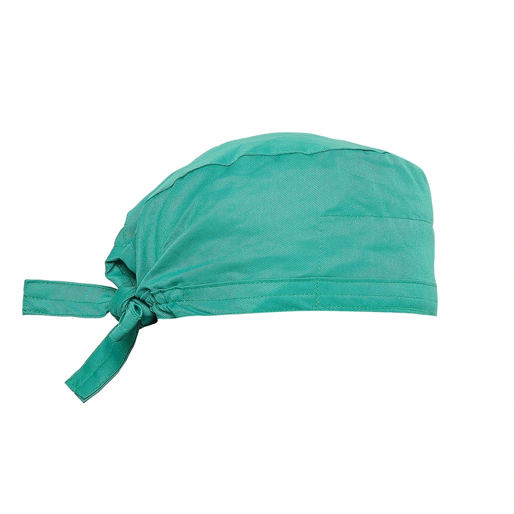 Green Scrub Cap Cotton 1