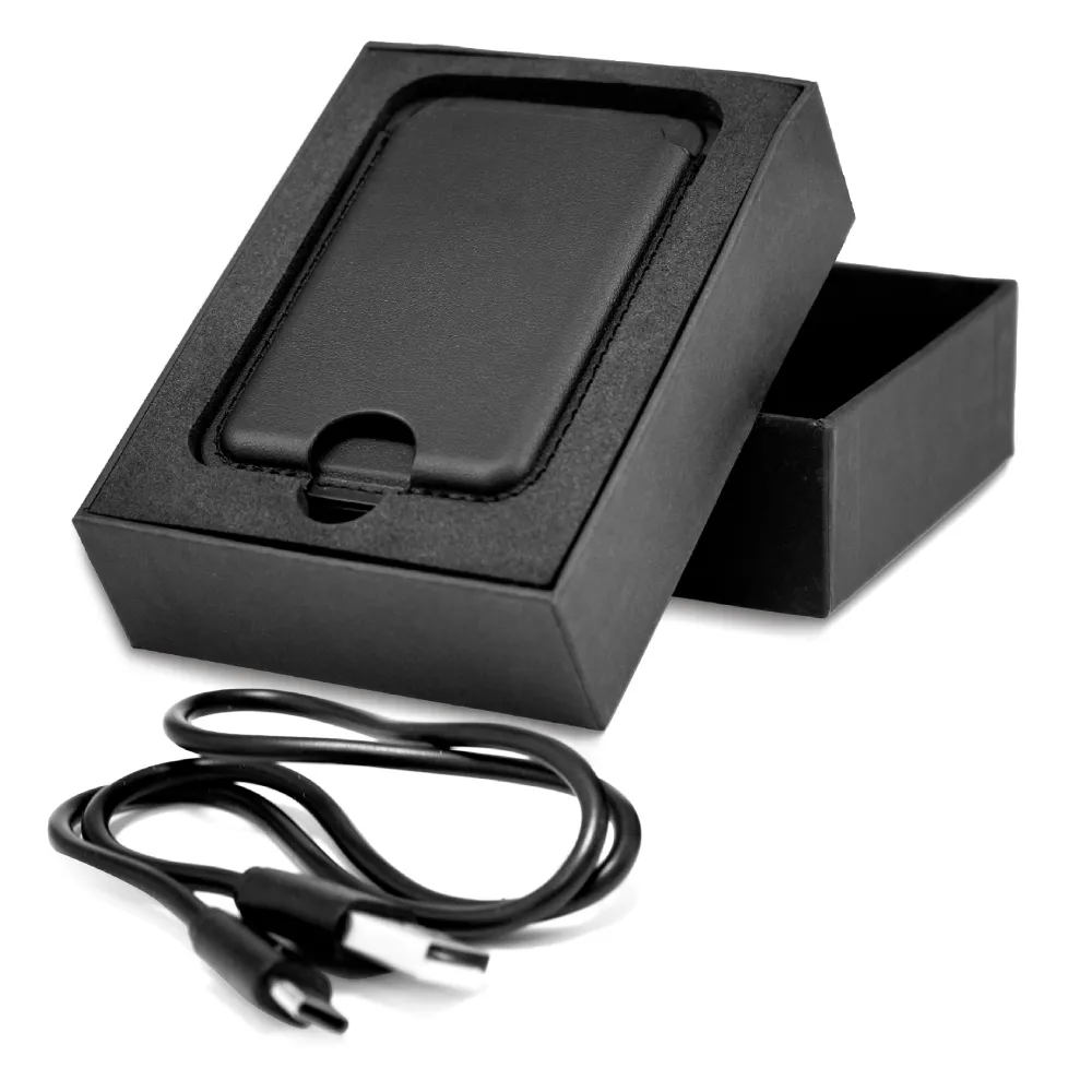 Magsafe Wireless Charger 15W with Phone Stand & Card Slot – PU Leather 4