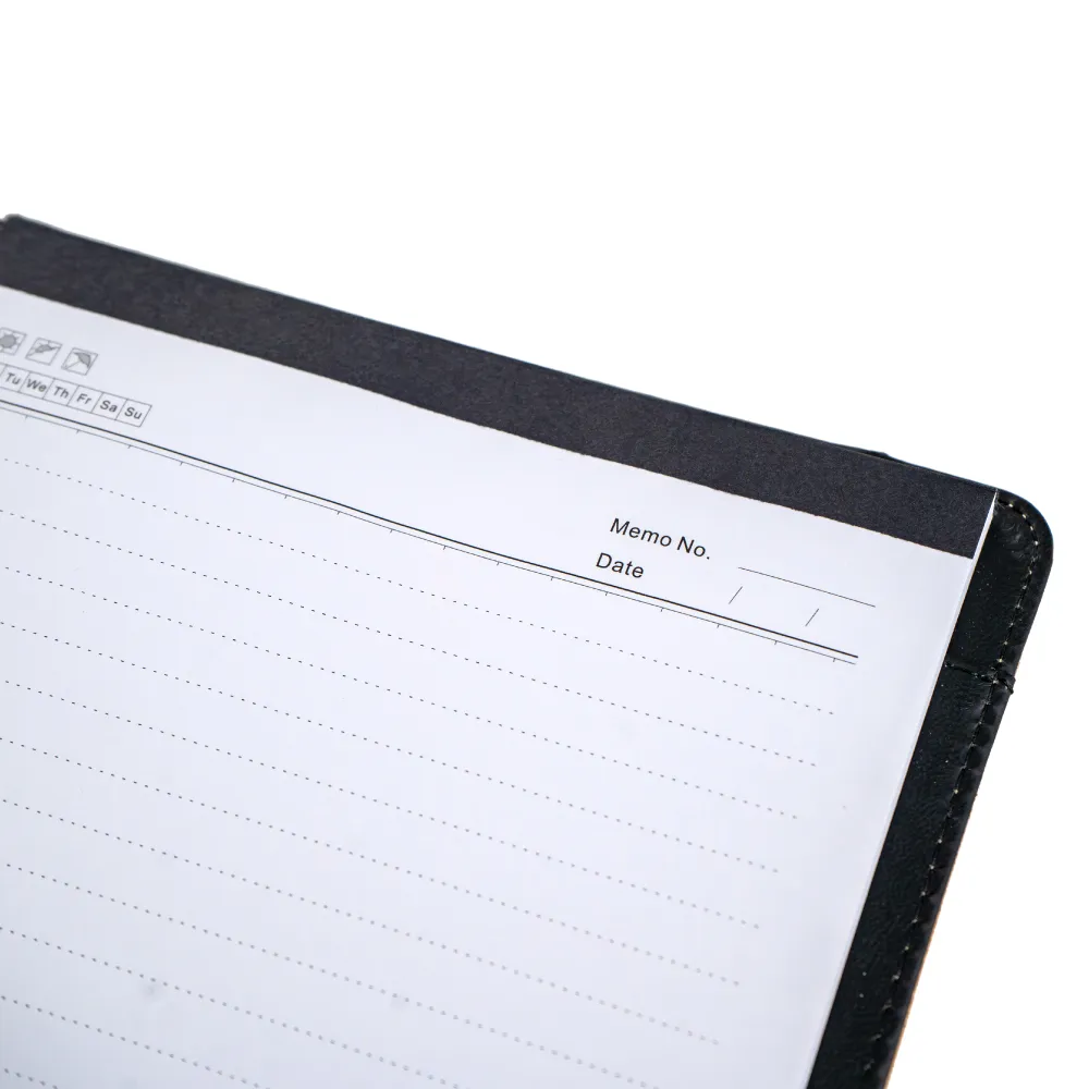 Cork Cover Folder B5 Size with Notepad, Pen and Sticky Notes 4